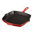 Disa machine Enamel skilet Cast iron Square Grill Pan